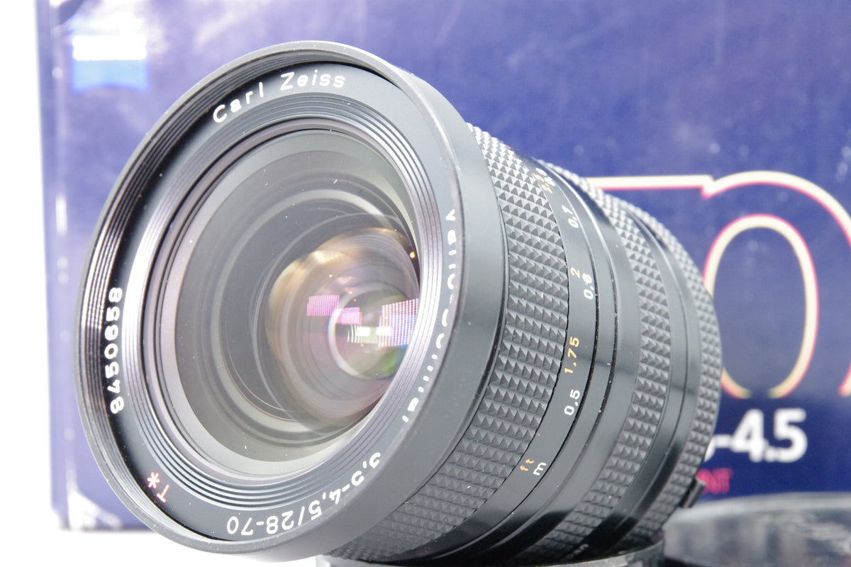 Carl Zeiss Vario-Sonnar T* 28-70mm f3.5-4.5 MMJ Contax Yashica Lens Boxed