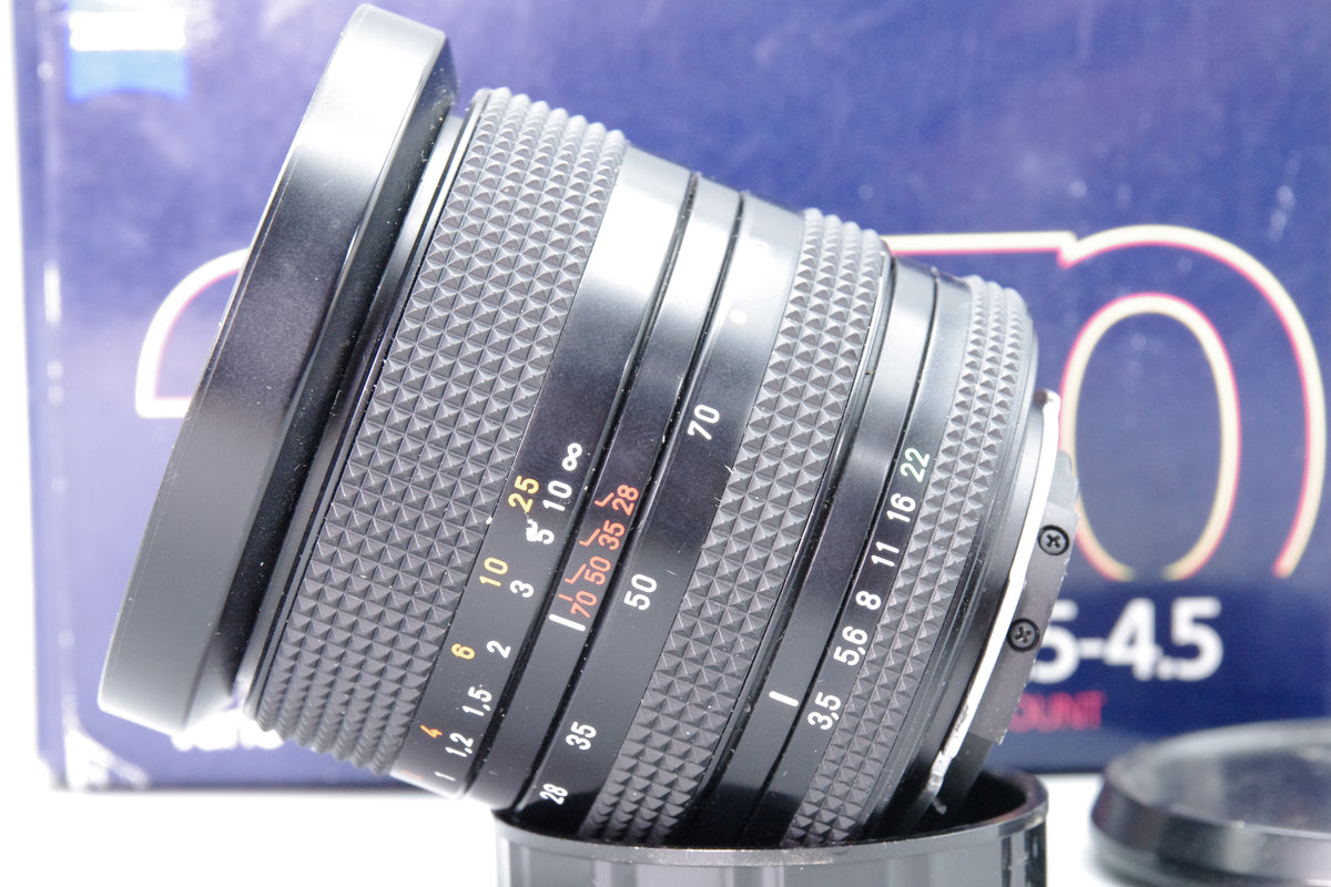 Carl Zeiss Vario-Sonnar T* 28-70mm f3.5-4.5 MMJ Contax Yashica Lens Boxed