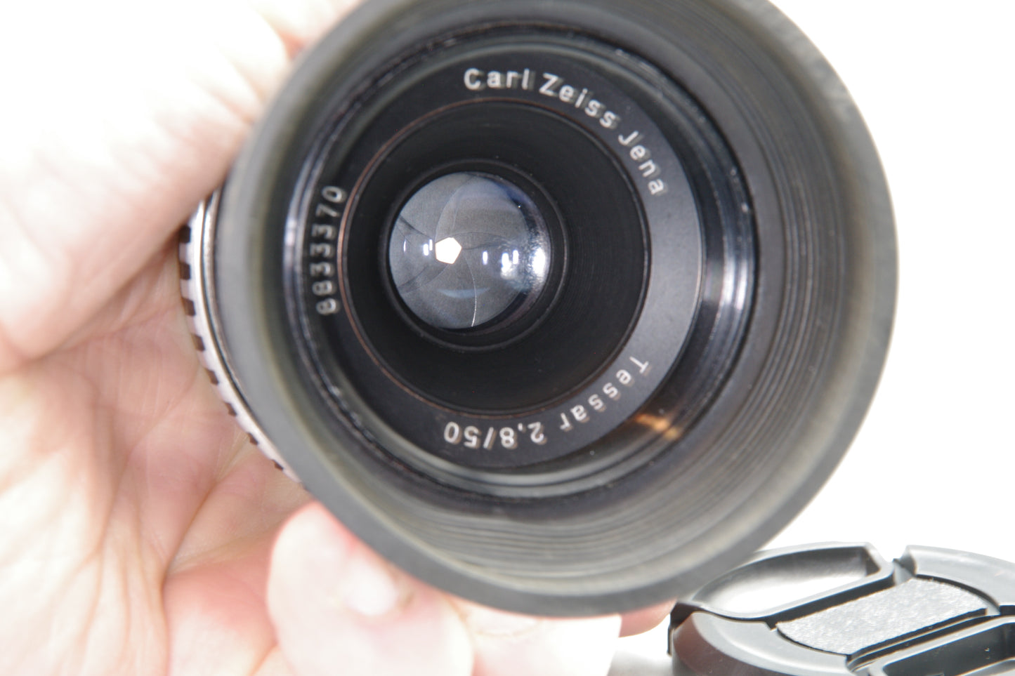 Carl Zeiss Jena Tessar 50mm f/2.8 Zebra – M42 Mount Lens – VGC