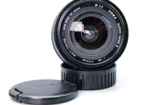 Sigma 24mm f/2.8 Super‑Wide II Lens – Nikon F Mount – Autofocus – VGC