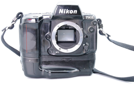 Nikon F90X AF 35mm SLR Camera with MB‑10 Battery Grip – Very Good Cond