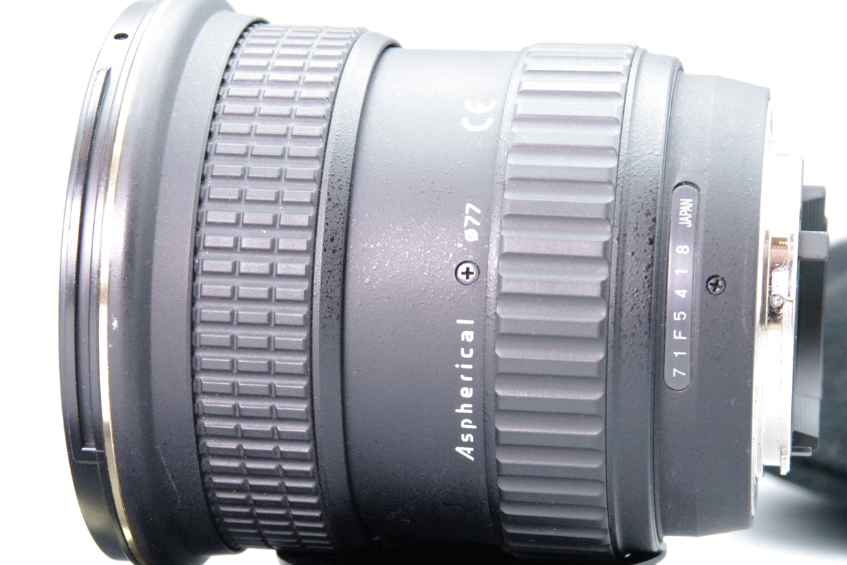 Tokina AT-X PRO SD 12-24mm f4 IF DX Nikon Mount Lens Pouch Caps Excellent