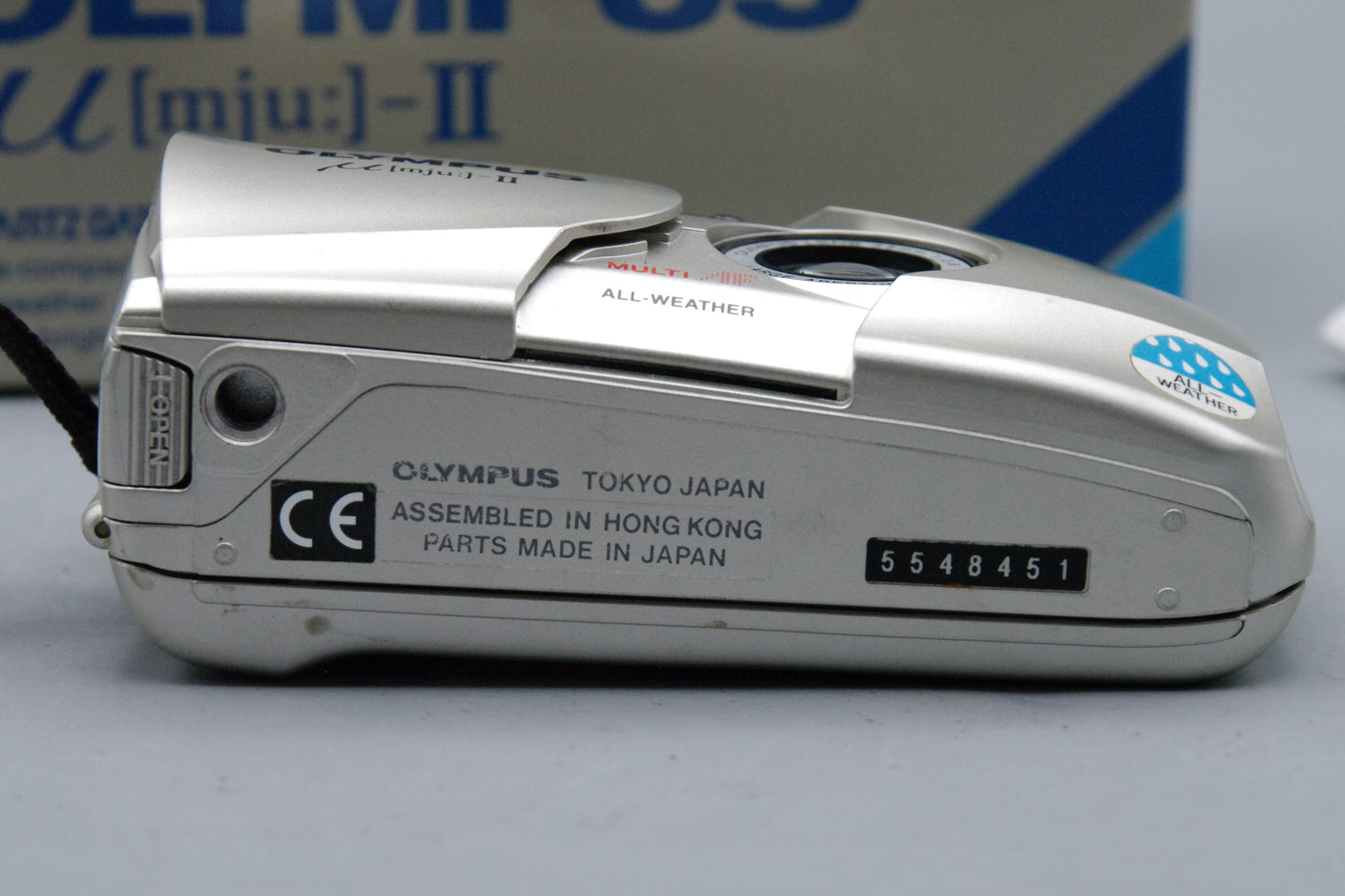Olympus MJU II 35mm Film Camera Boxed with Paperwork Classic Point & Shoot