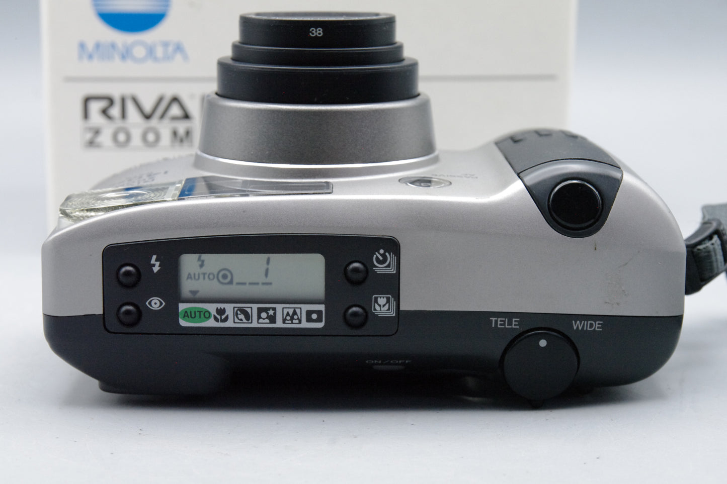 Minolta Riva Zoom 140ex 35mm Film Camera – Boxed – Tested