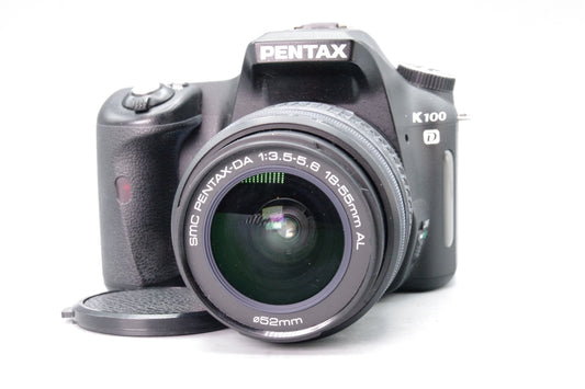 Pentax K100D 6.1MP Digital SLR with SMC Pentax-DA 18-55mm AL Lens Set Excellent