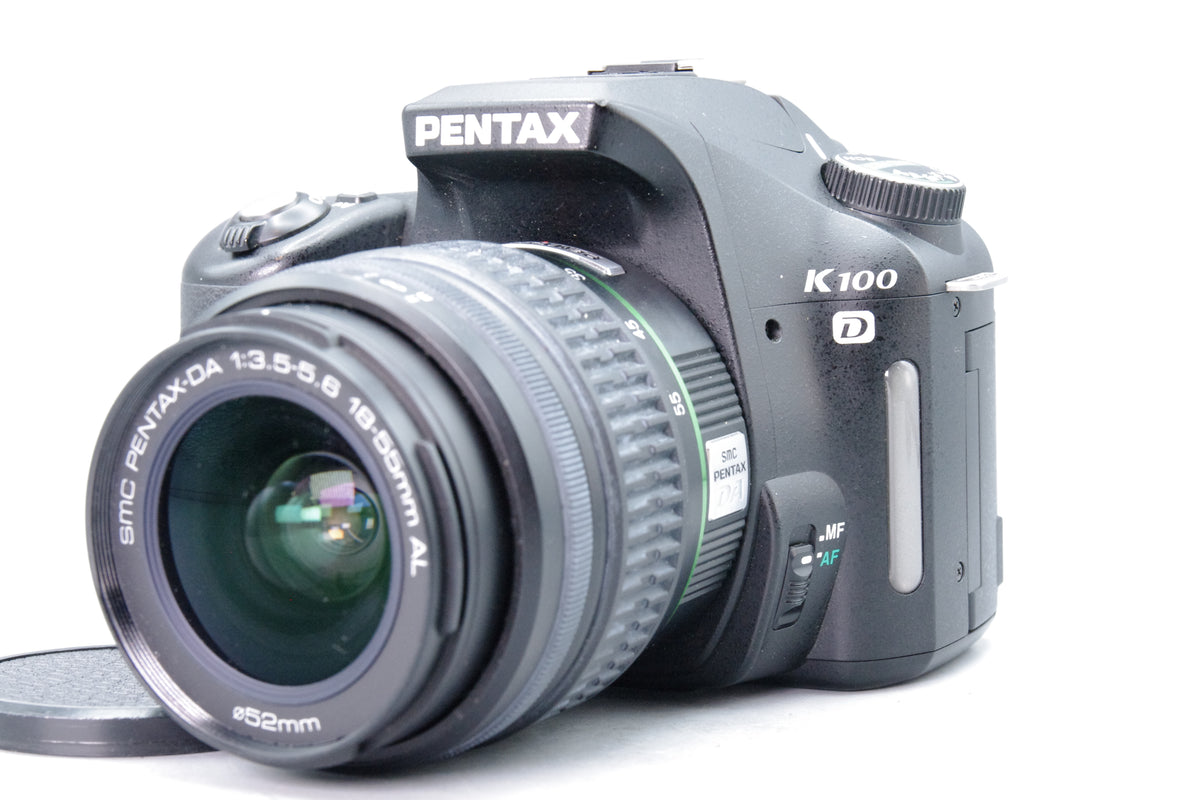 Pentax K100D 6.1MP Digital SLR with SMC Pentax-DA 18-55mm AL Lens Set Excellent