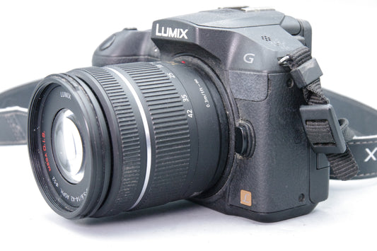 Panasonic Lumix DMC‑G6 16MP Mirrorless Camera + 14‑42mm Lens – S/C 1665 – Excellent