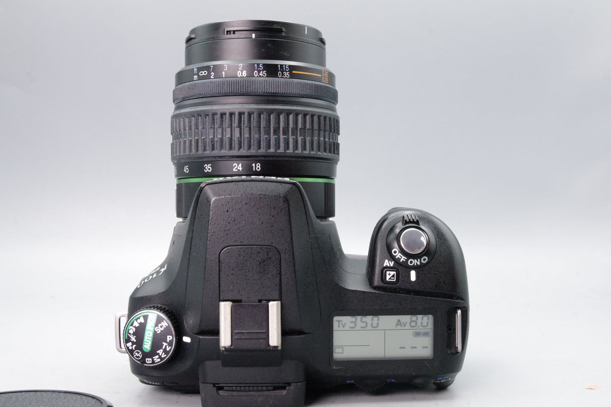Pentax K100D 6.1MP Digital SLR with SMC Pentax-DA 18-55mm AL Lens Set Excellent