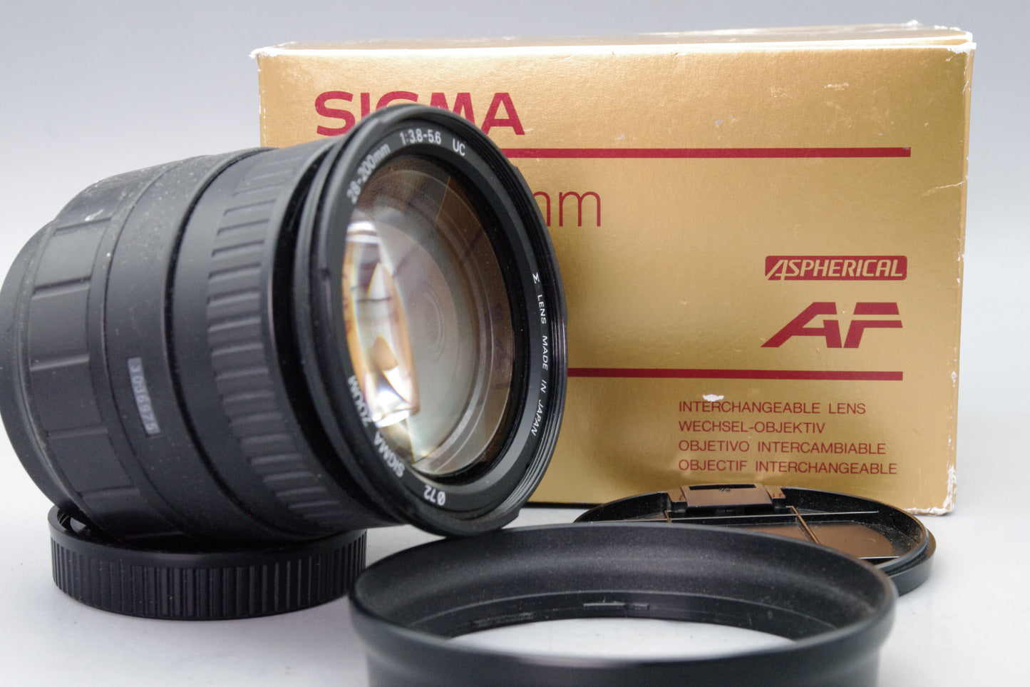Sigma AF 28–200mm UC f/3.8–5.6 Lens – Minolta A Mount – Boxed - VGC