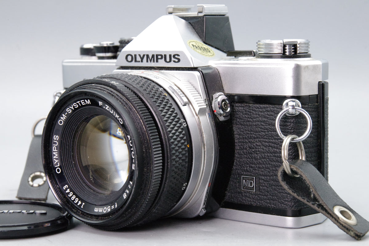 Olympus OM-2N 35mm SLR + Zuiko 50mm f/1.8 Lens – Tested & New Batteries