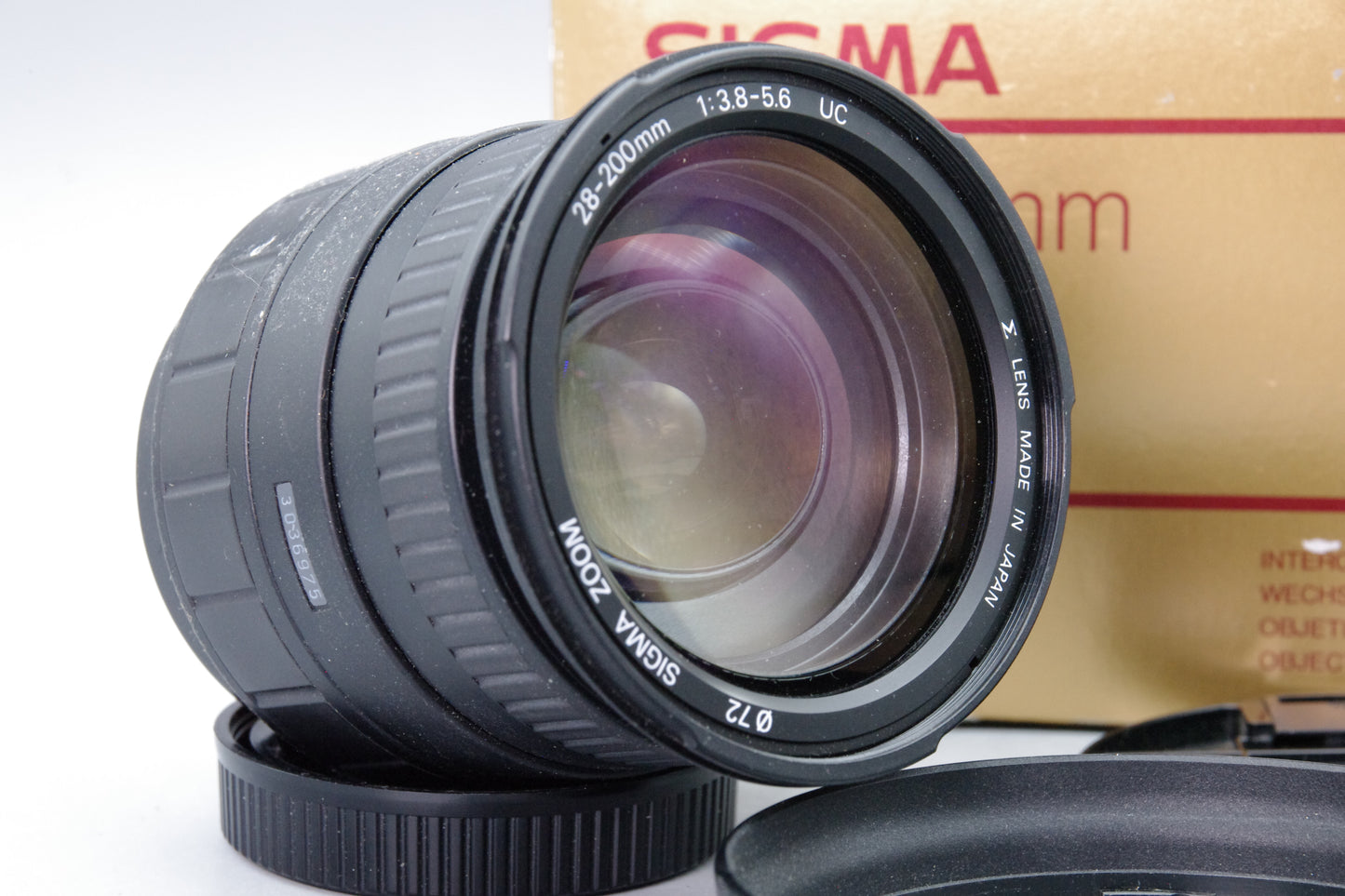 Sigma AF 28–200mm UC f/3.8–5.6 Lens – Minolta A Mount – Boxed - VGC
