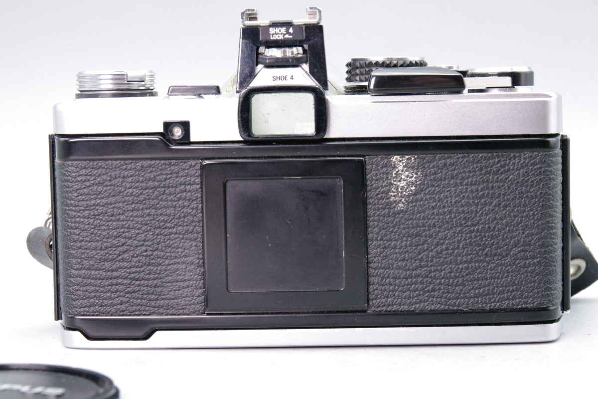 Olympus OM-2N 35mm SLR + Zuiko 50mm f/1.8 Lens – Tested & New Batteries