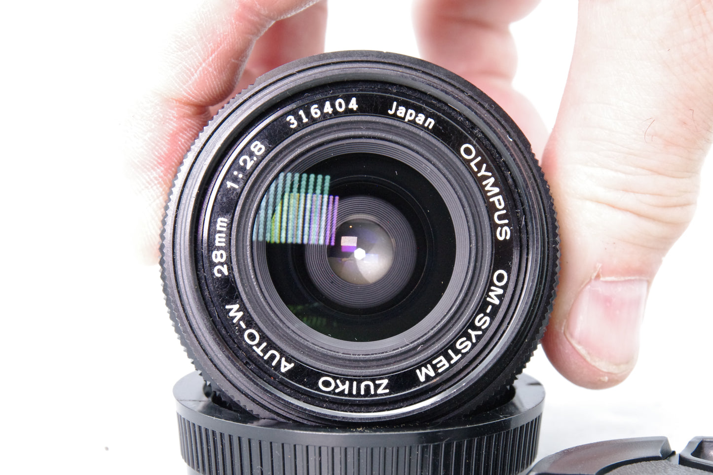 Olympus Zuiko Auto-W 28mm f/2.8 Wide Angle Lens – OM Mount – EXC Tested