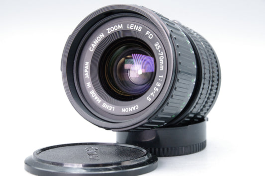 Canon FD 35–70mm f/3.5–4.5 Zoom Lens – Compact, Versatile & Sharp – Excellent Condition