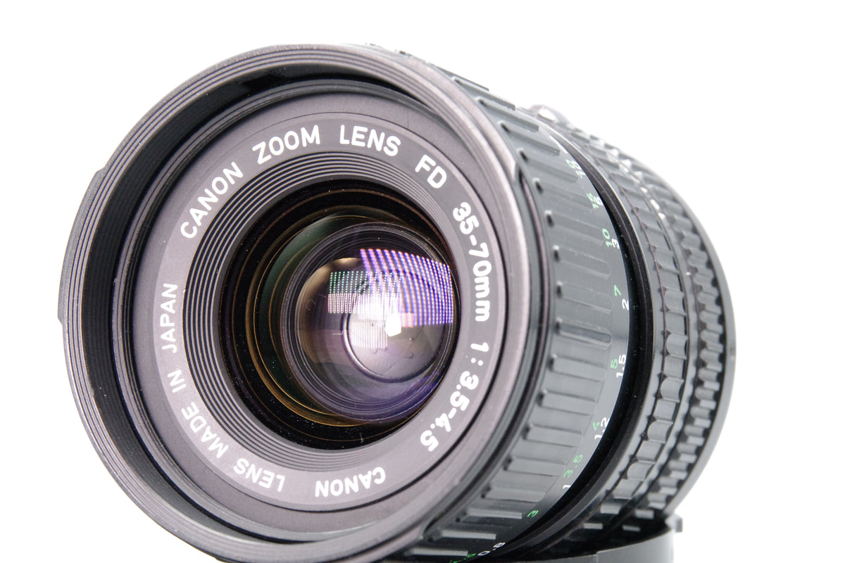 Canon FD 35–70mm f/3.5–4.5 Zoom Lens – Compact, Versatile & Sharp – Excellent Condition