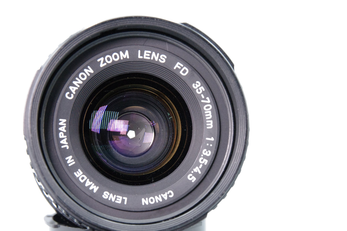 Canon FD 35–70mm f/3.5–4.5 Zoom Lens – Compact, Versatile & Sharp – Excellent Condition