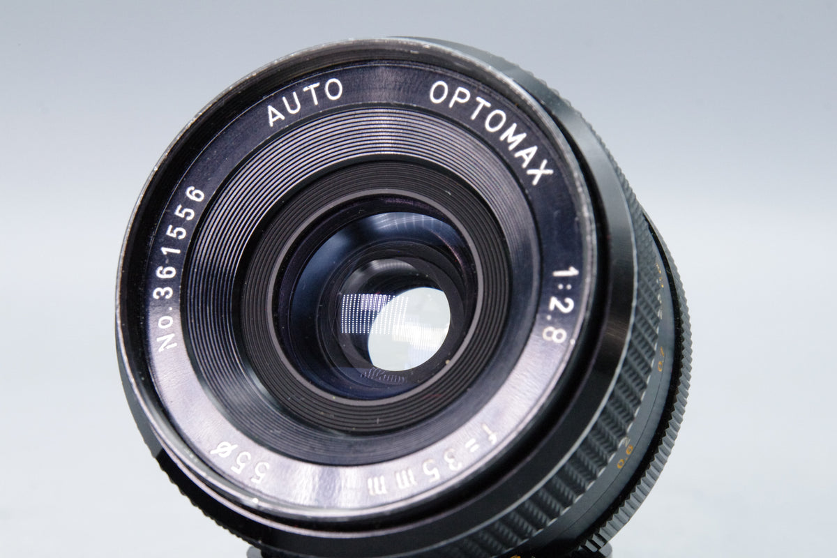 Auto Optomax 35mm f2.8 Wide Angle Lens M42 Screw Mount Caps Very Good