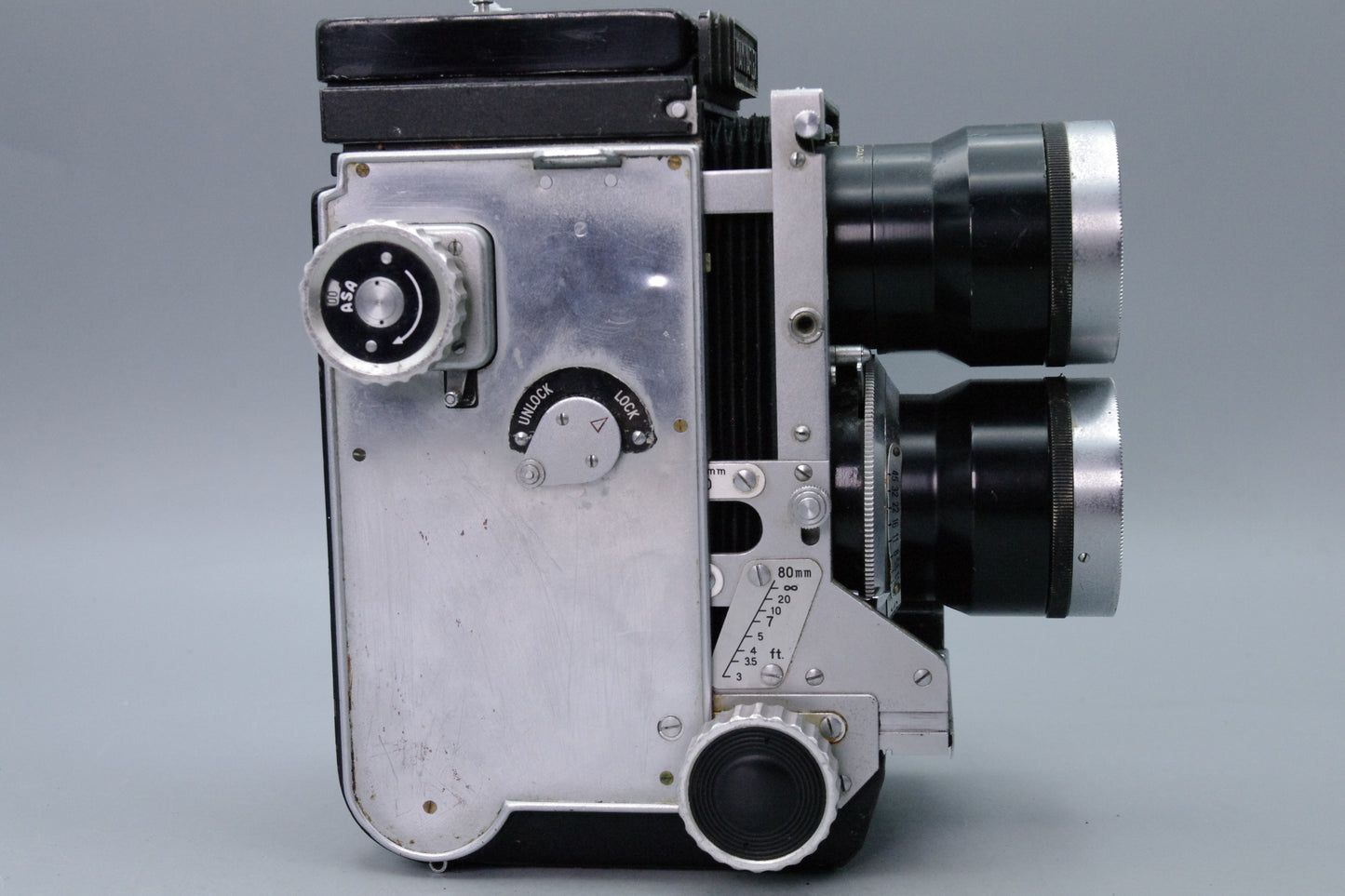 Mamiyaflex 13.5cm f/4.5 TLR Lens Camera – Shutter Fault – Spares/Repair