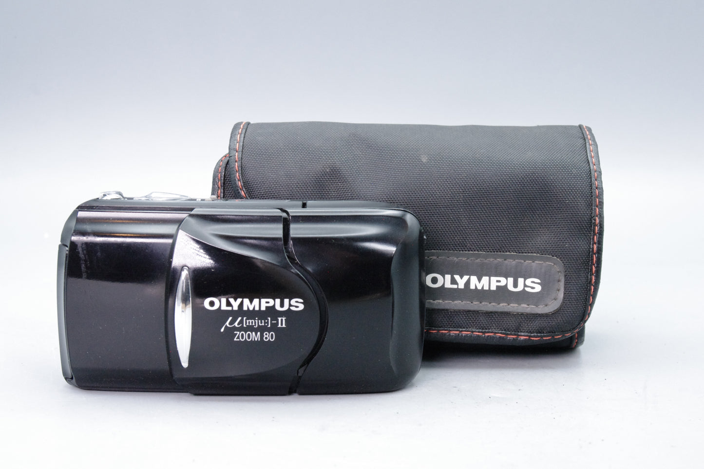 Olympus MJU Zoom II 80 Black Camera – 38–80mm Lens – VGC Tested – With Case