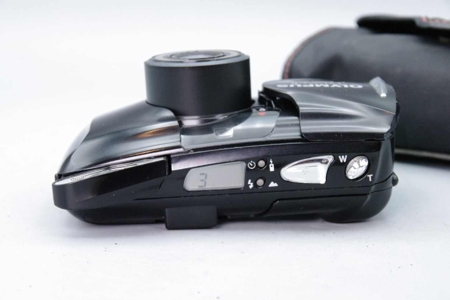 Olympus MJU Zoom II 80 Black Camera – 38–80mm Lens – VGC Tested – With Case