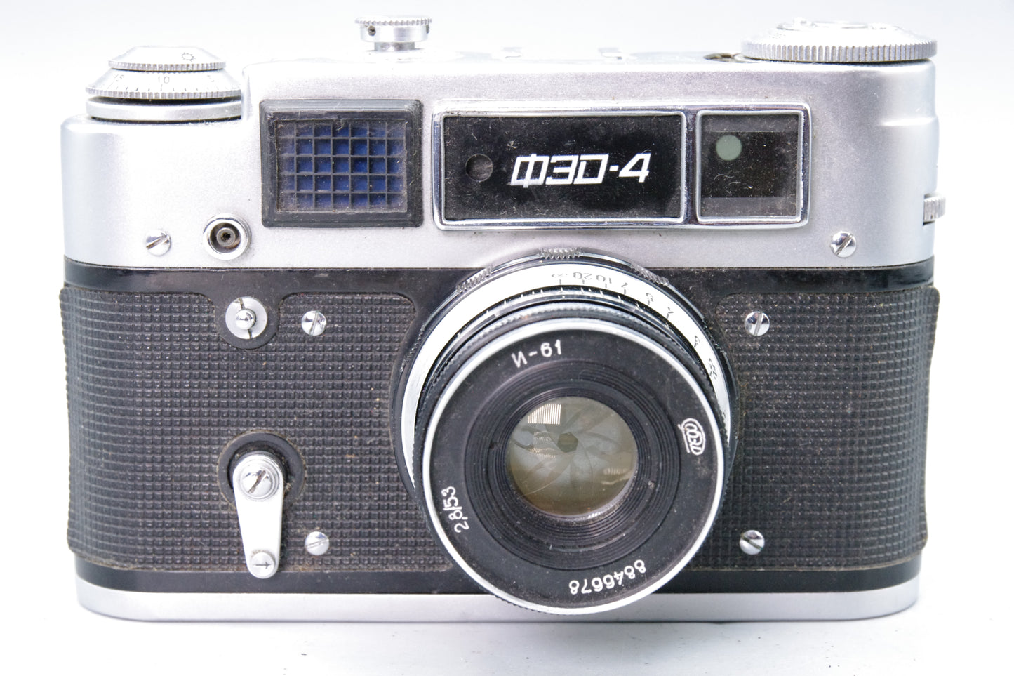 Soviet FED‑4 35mm Rangefinder – 53mm f/2.8 Lens – VGC