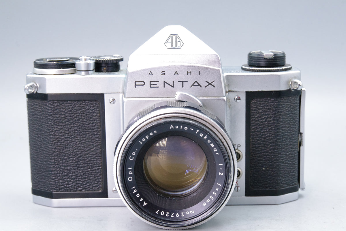 Asahi Pentax H2 35mm SLR with Auto-Takumar 55mm f2 Lens Spares or Repair