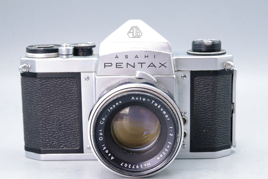 Asahi Pentax H2 35mm SLR with Auto-Takumar 55mm f2 Lens Spares or Repair