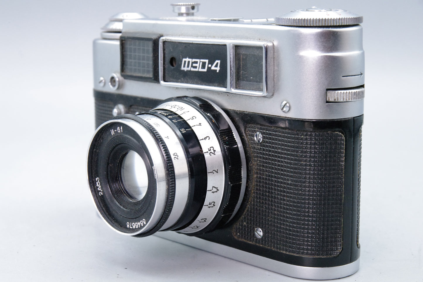 Soviet FED‑4 35mm Rangefinder – 53mm f/2.8 Lens – VGC
