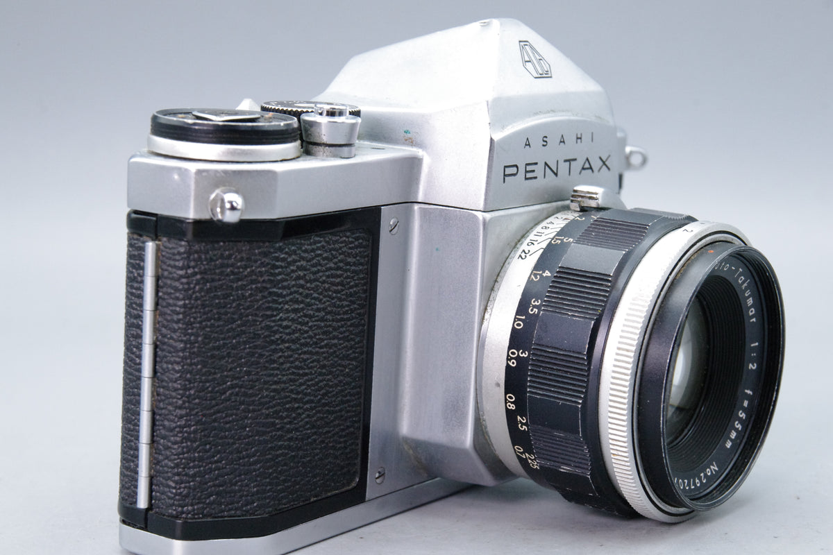 Asahi Pentax H2 35mm SLR with Auto-Takumar 55mm f2 Lens Spares or Repair
