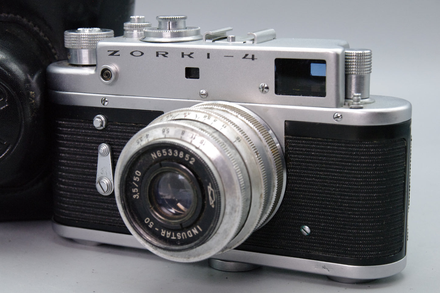 KMZ Zorki‑4 Rangefinder + Industar‑50 50mm f/3.5 Lens – Case – VGC