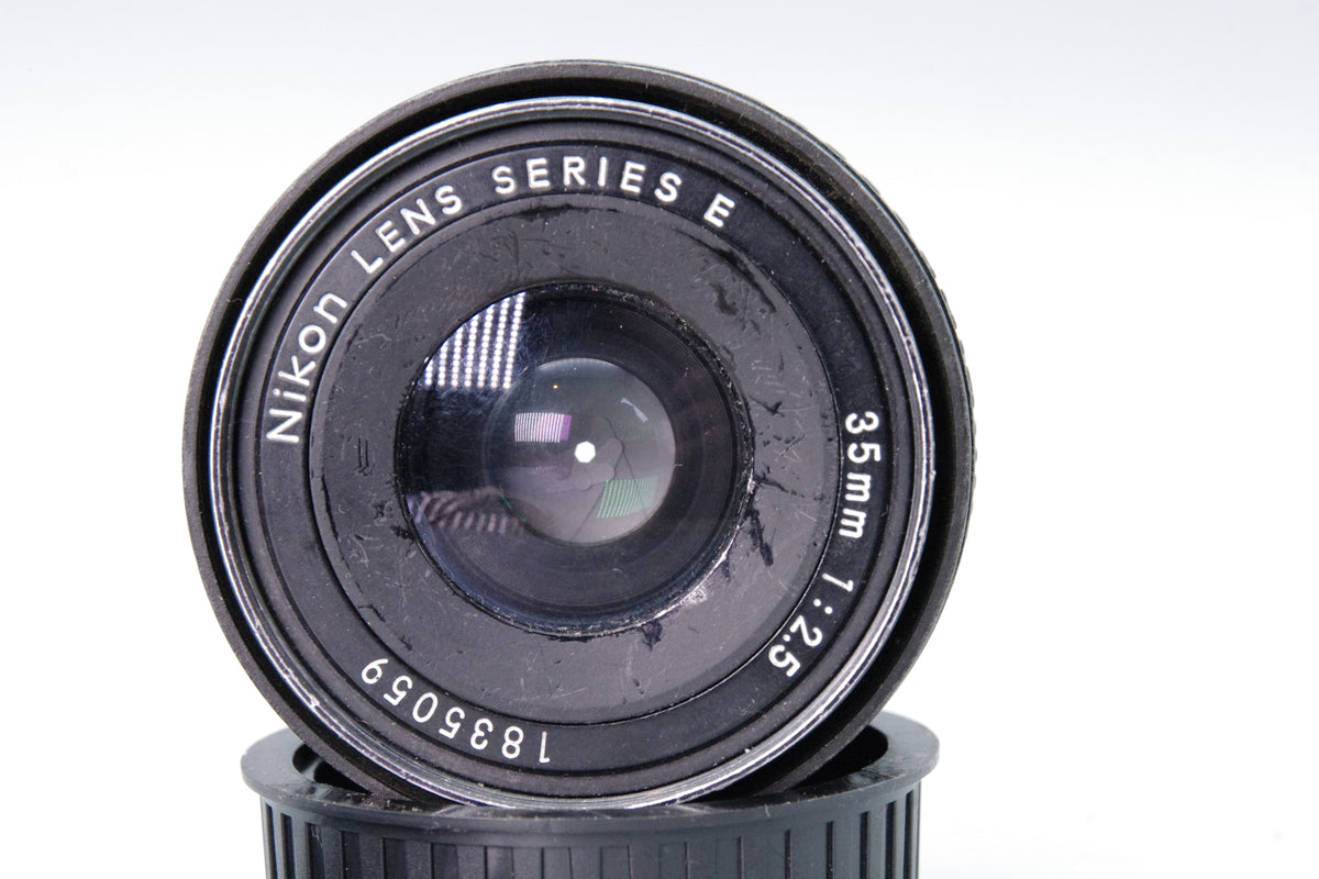 Nikon Lens Series E 35mm f2.5 AI-S Wide Angle Prime F Mount -Fair