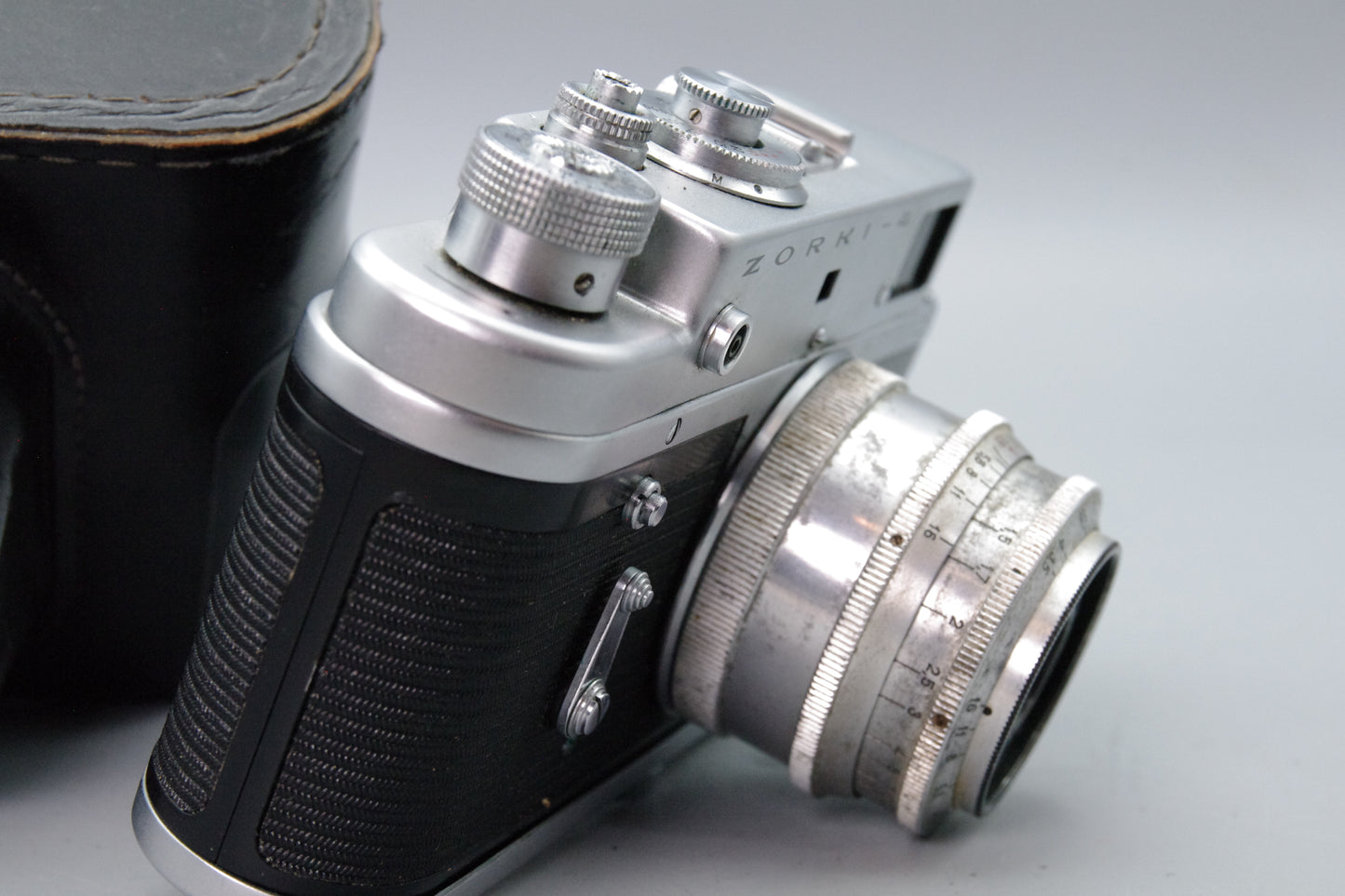 KMZ Zorki‑4 Rangefinder + Industar‑50 50mm f/3.5 Lens – Case – VGC