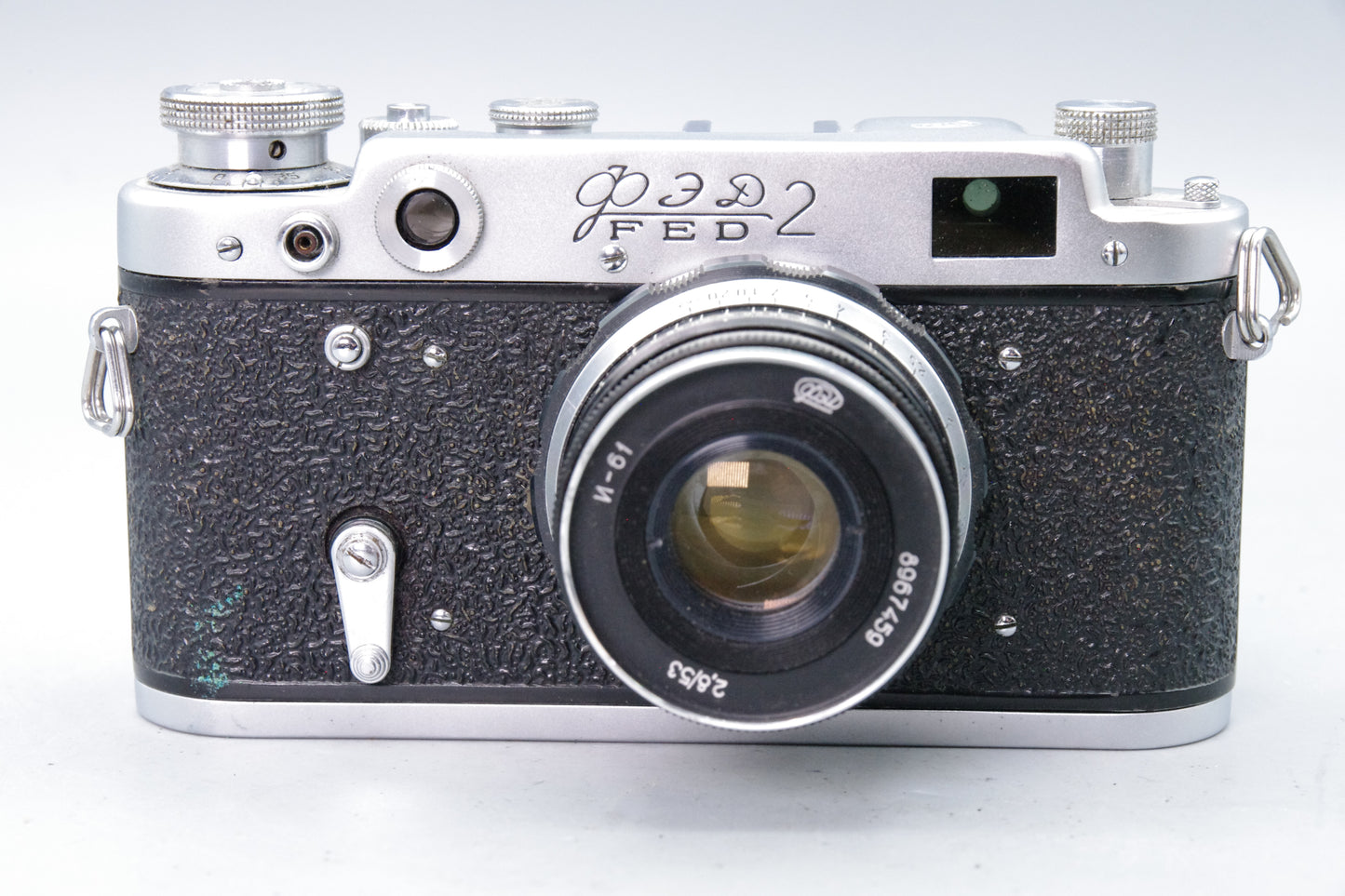 FED-2 35mm Rangefinder Camera with 52mm f/2.8 Lens - Excellent