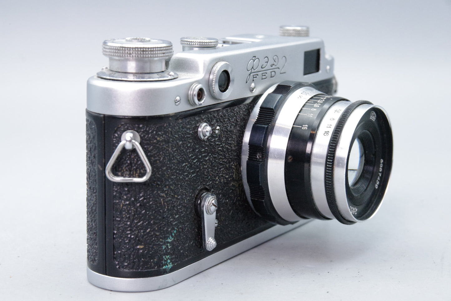 FED-2 35mm Rangefinder Camera with 52mm f/2.8 Lens - Excellent