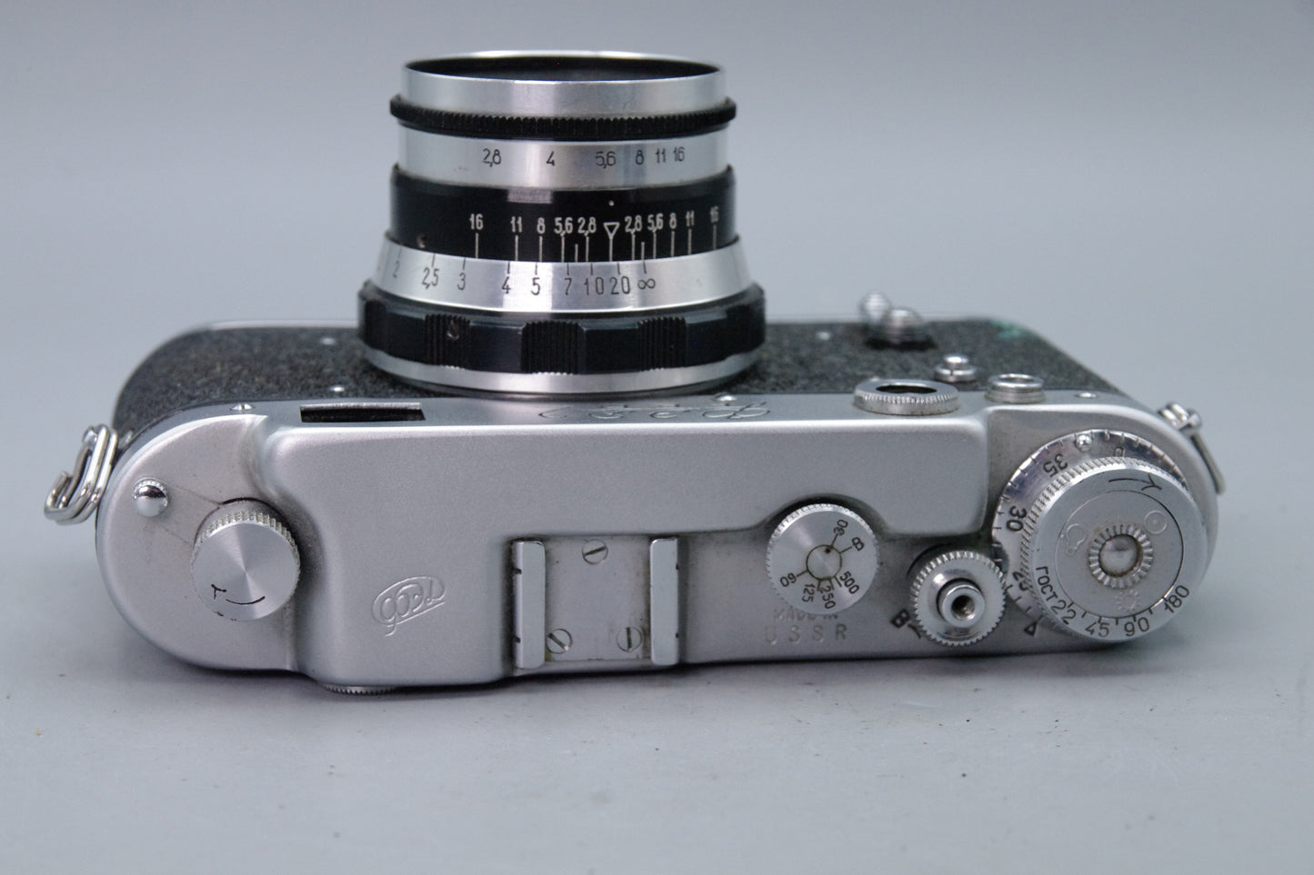FED-2 35mm Rangefinder Camera with 52mm f/2.8 Lens - Excellent