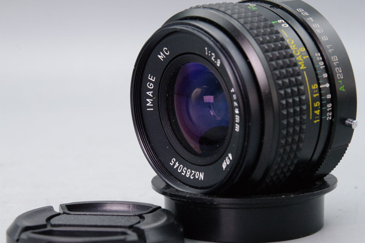 Image MC 28mm f2.8 Wide Angle Lens Pentax PK Mount Caps Excellent