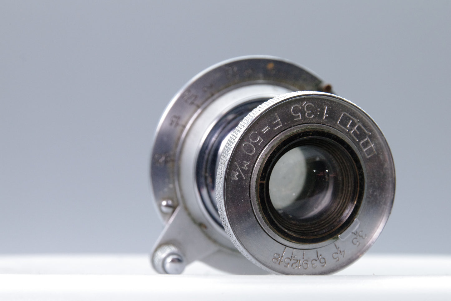 KMZ FED 50mm f/3.5 Collapsible Lens – M39 LTM – Soviet – Tested – Haze