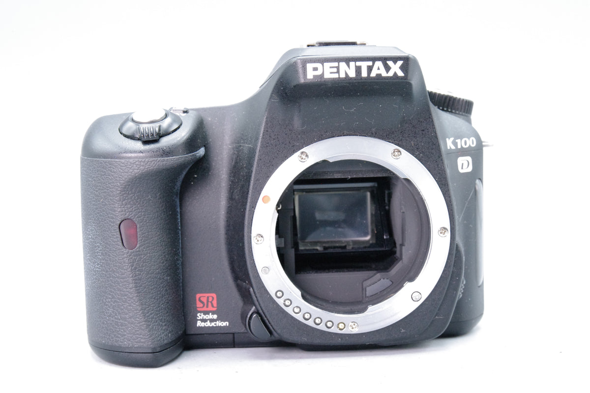 Pentax K100D 6.1MP Digital SLR Camera Body Black AF Faulty