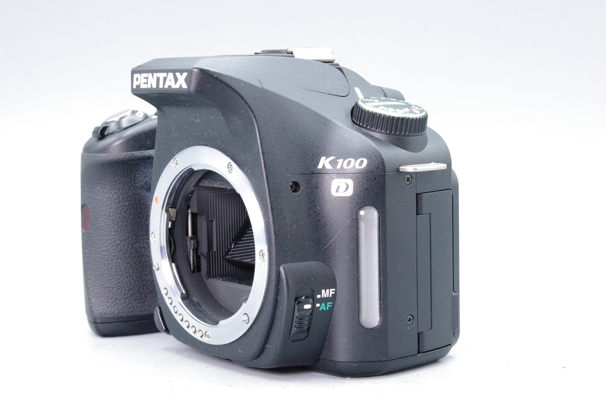 Pentax K100D 6.1MP Digital SLR Camera Body Black AF Faulty
