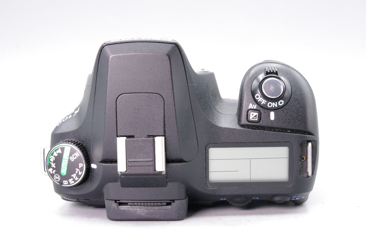 Pentax K100D 6.1MP Digital SLR Camera Body Black AF Faulty