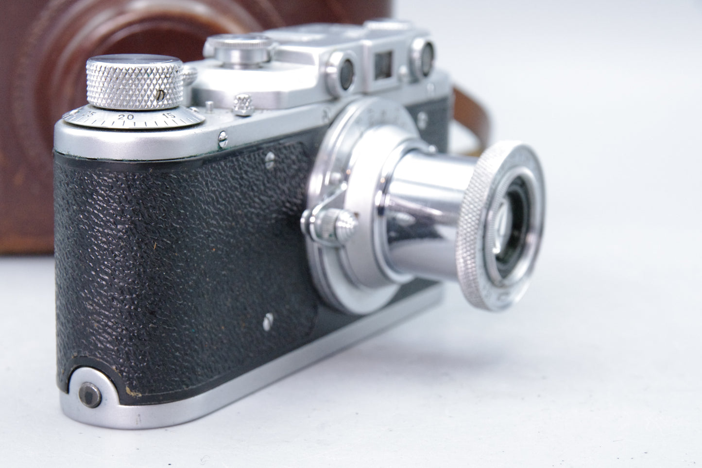 Zorki‑1 Rangefinder Camera + Industar‑22 50mm f/3.5 Collapsible Lens – Case – VGC