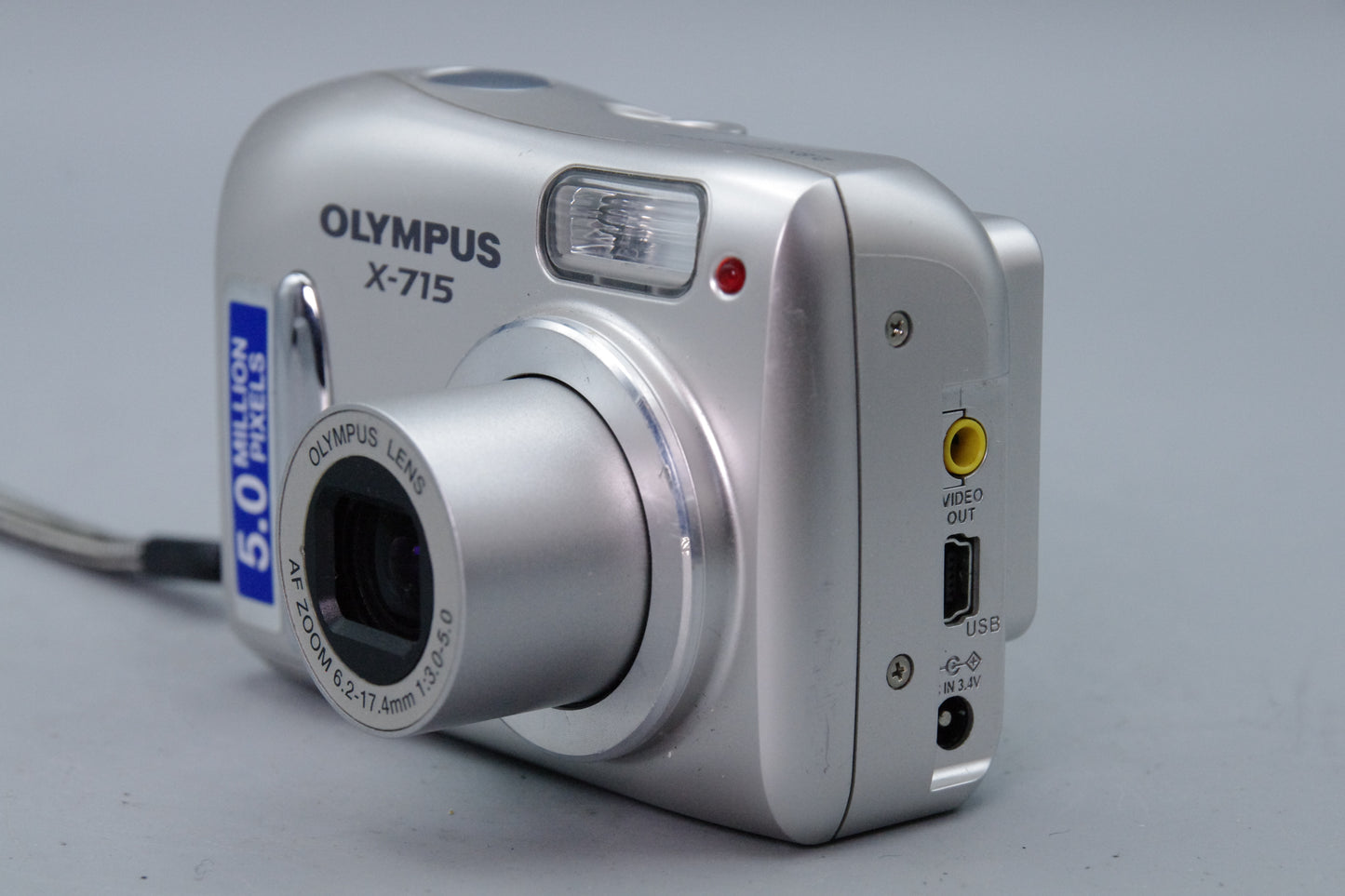Olympus X‑715 Digital Camera – 5MP – AA Powered – Tested – Very Good Condition