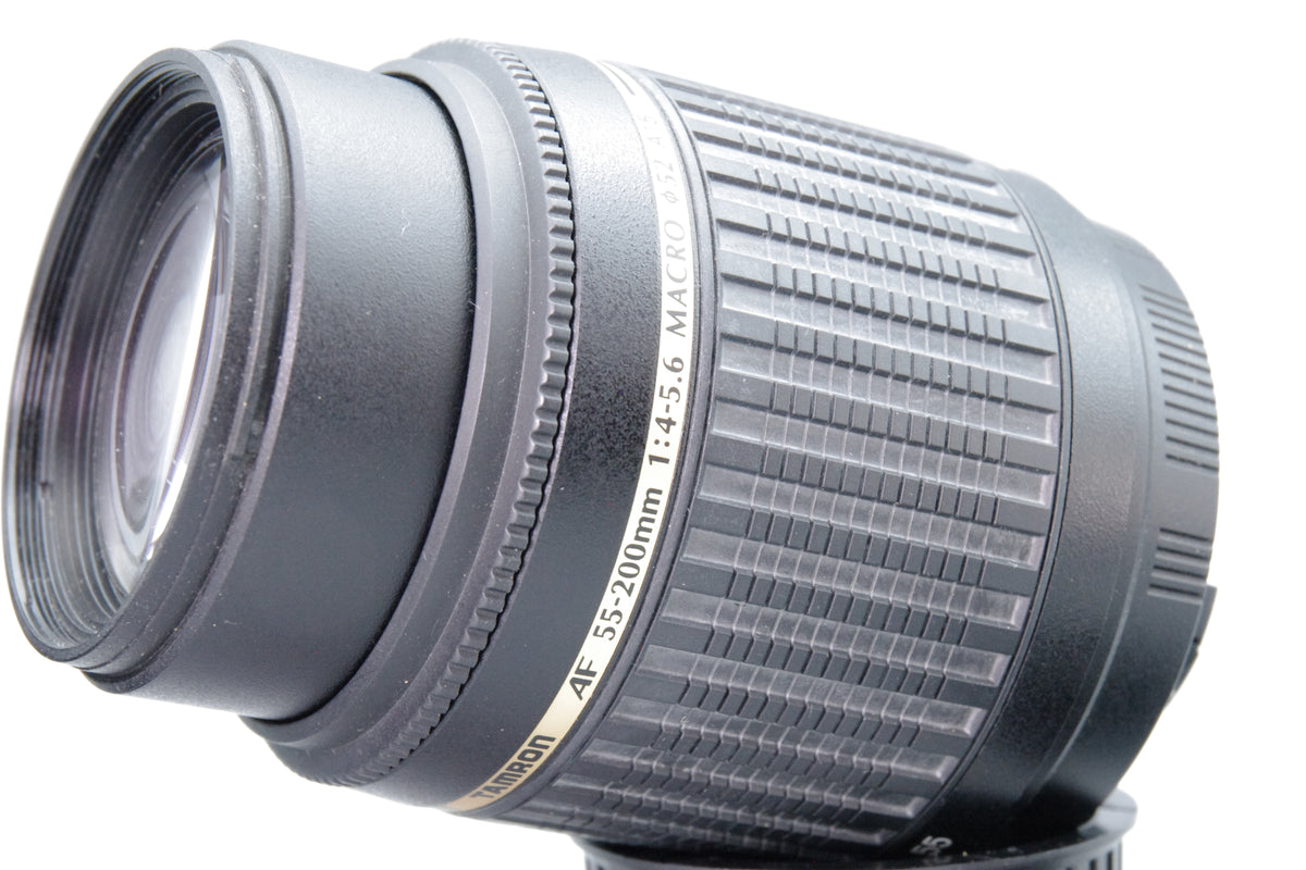 Tamron AF 55-200mm f4-5.6 Di II LD Macro Lens Nikon F Mount Cap Excellent