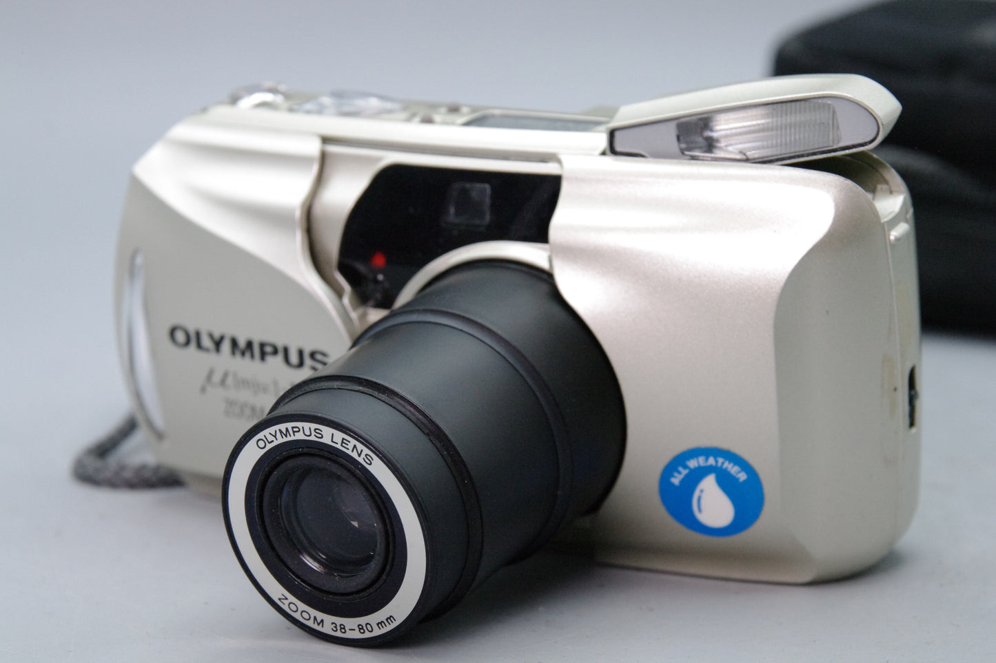 Olympus MJU Zoom II 80 Champagne Camera – 38–80mm Lens – VGC Tested + Case