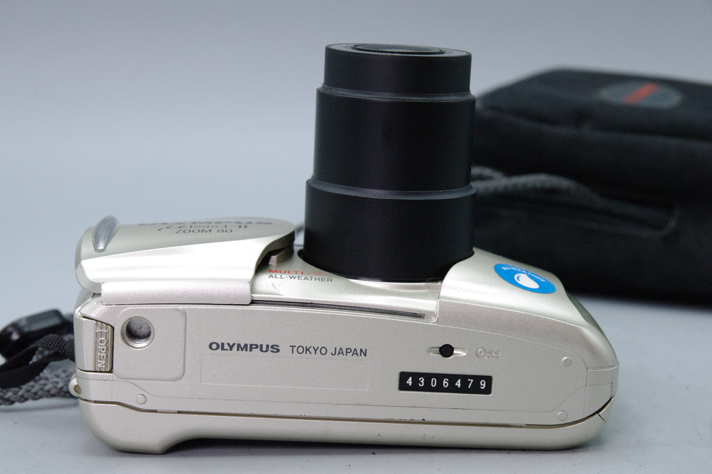 Olympus MJU Zoom II 80 Champagne Camera – 38–80mm Lens – VGC Tested + Case