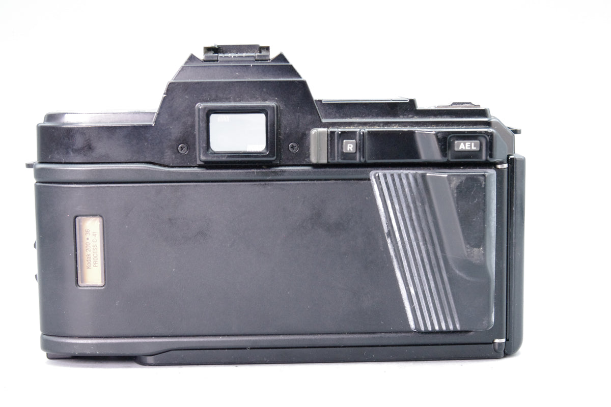 Minolta 7000 AF 35mm SLR Camera Body Black Landmark 1985 Model Tested Very Good