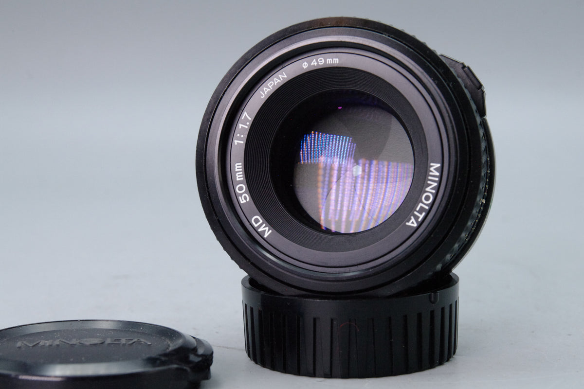 Minolta MD 50mm f/1.7 Lens – Excellent Condition – Manual Focus – MD Mount