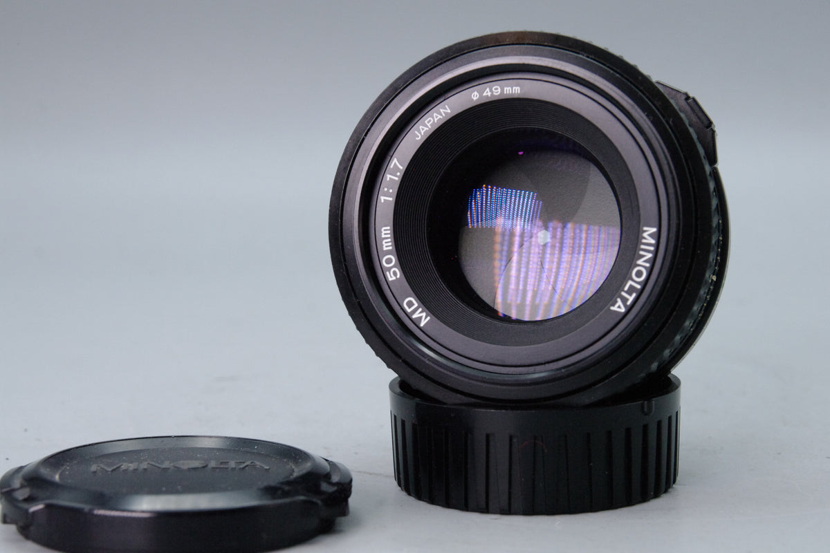 Minolta MD 50mm f/1.7 Lens – Excellent Condition – Manual Focus – MD Mount