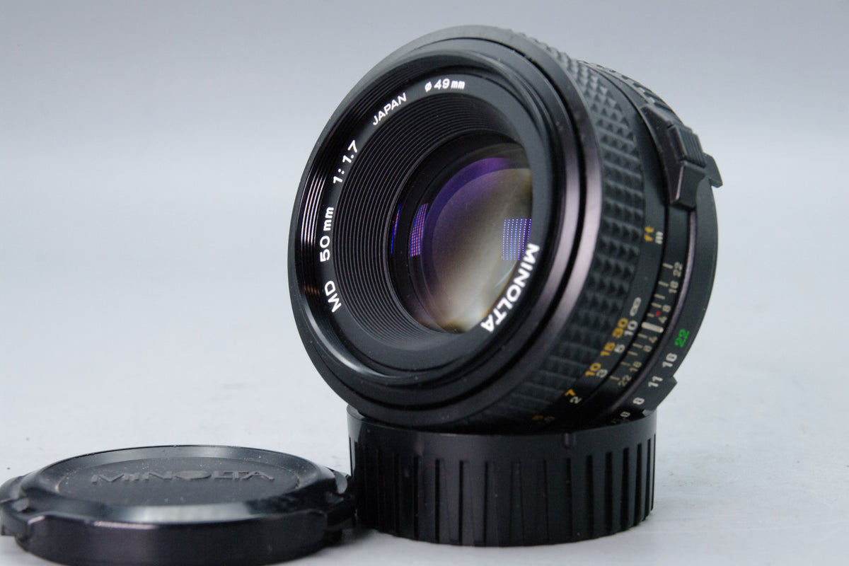 Minolta MD 50mm f/1.7 Lens – Excellent Condition – Manual Focus – MD Mount
