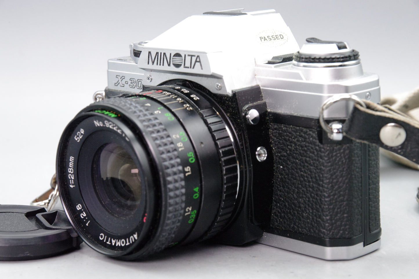 Minolta X‑300 35mm SLR with Sirius 28mm f/2.8 Lens – Tested & Working – Excellent